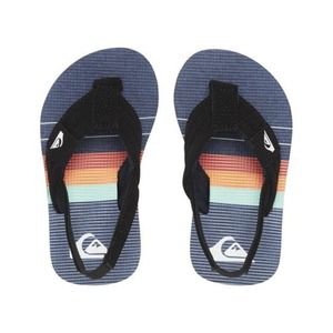 Quiksilver Unisex Child Molokai Blue Black Layback Toddler Sandal Size 4T